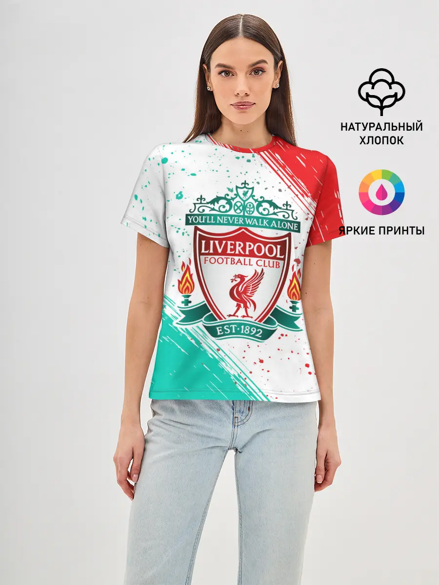 Женская базовая футболка / LIVERPOOL / Ливерпуль