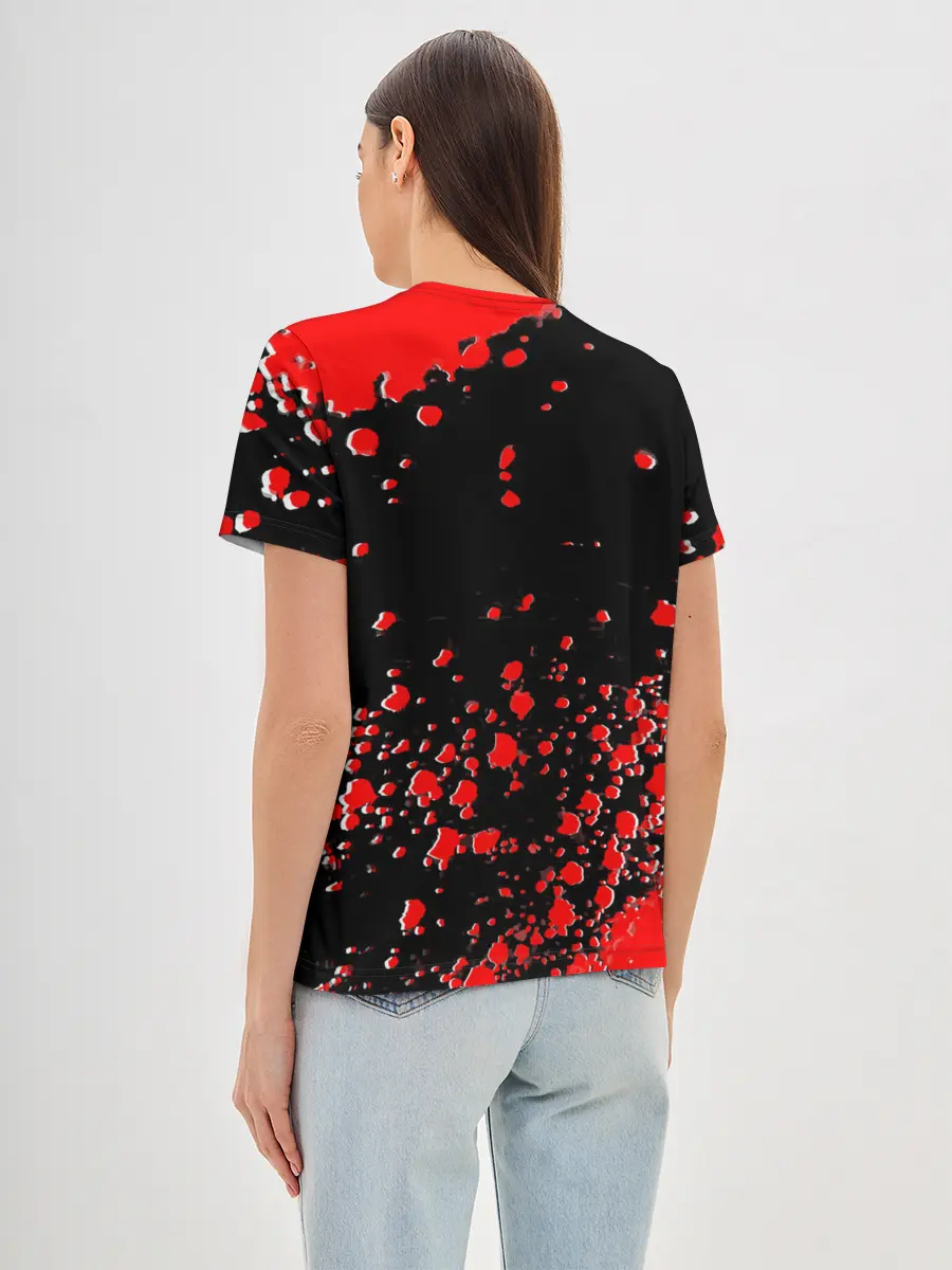 Женская базовая футболка / я зомби