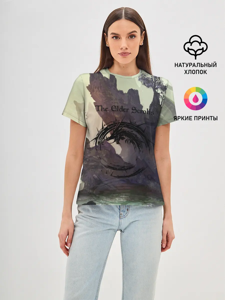 Женская базовая футболка / The Elder Scrolls