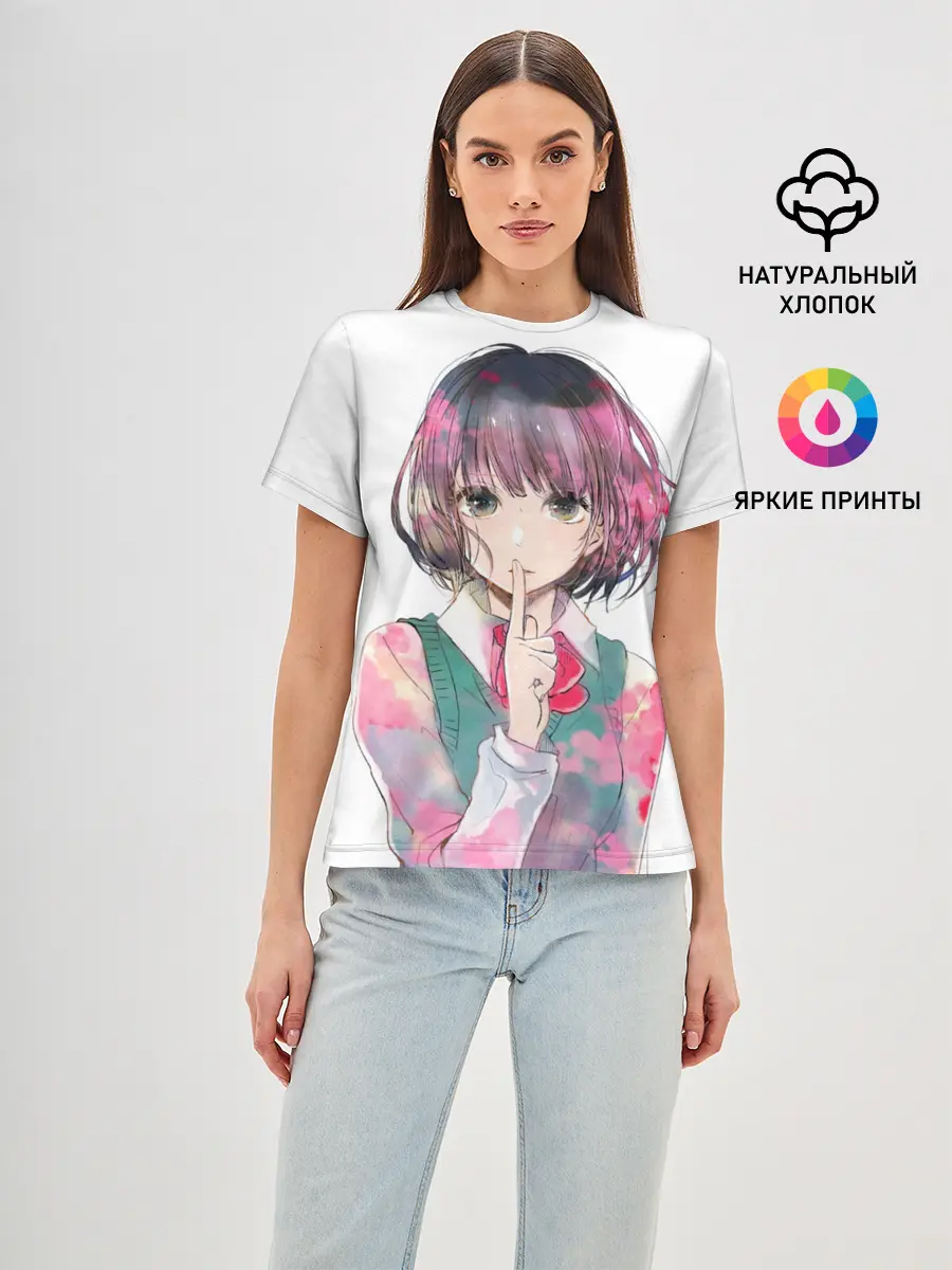 Женская базовая футболка / Kuzu no Honkai