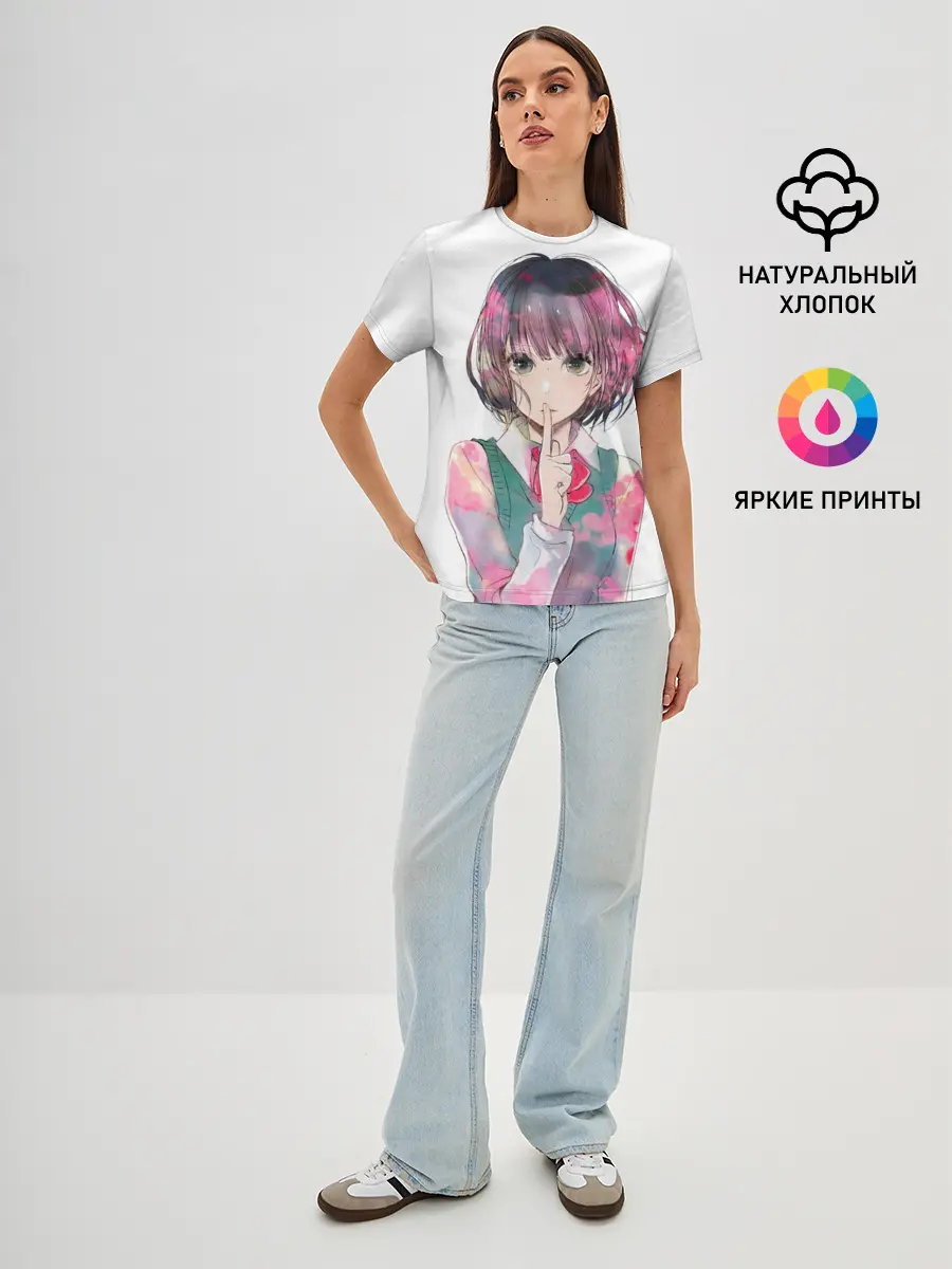 Женская базовая футболка / Kuzu no Honkai