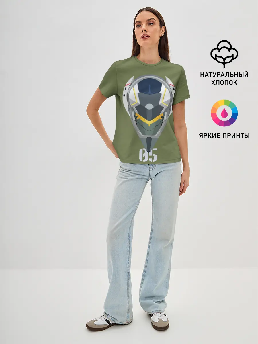 Женская базовая футболка / Евангелион