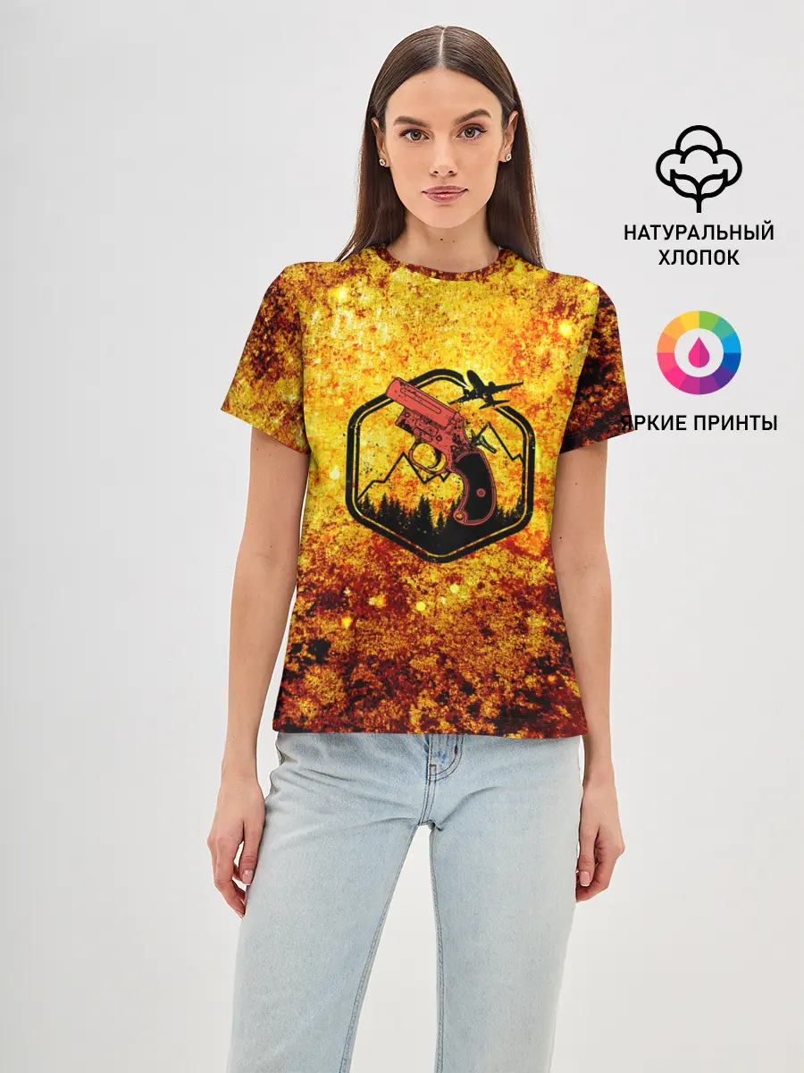 Женская базовая футболка / АИР ДРОП | ПАБГ