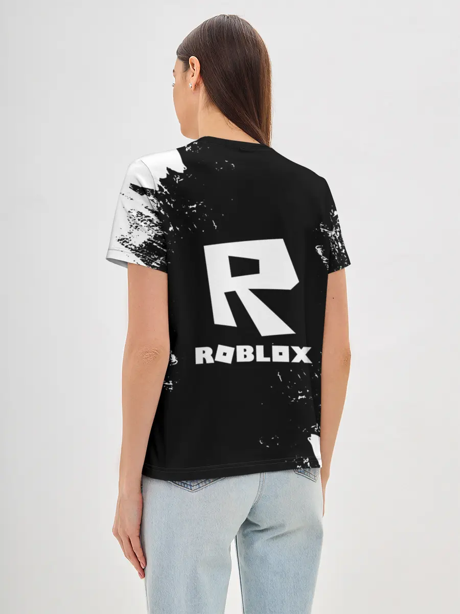 Женская базовая футболка / ROBLOX | РОБЛОКС | LOGO