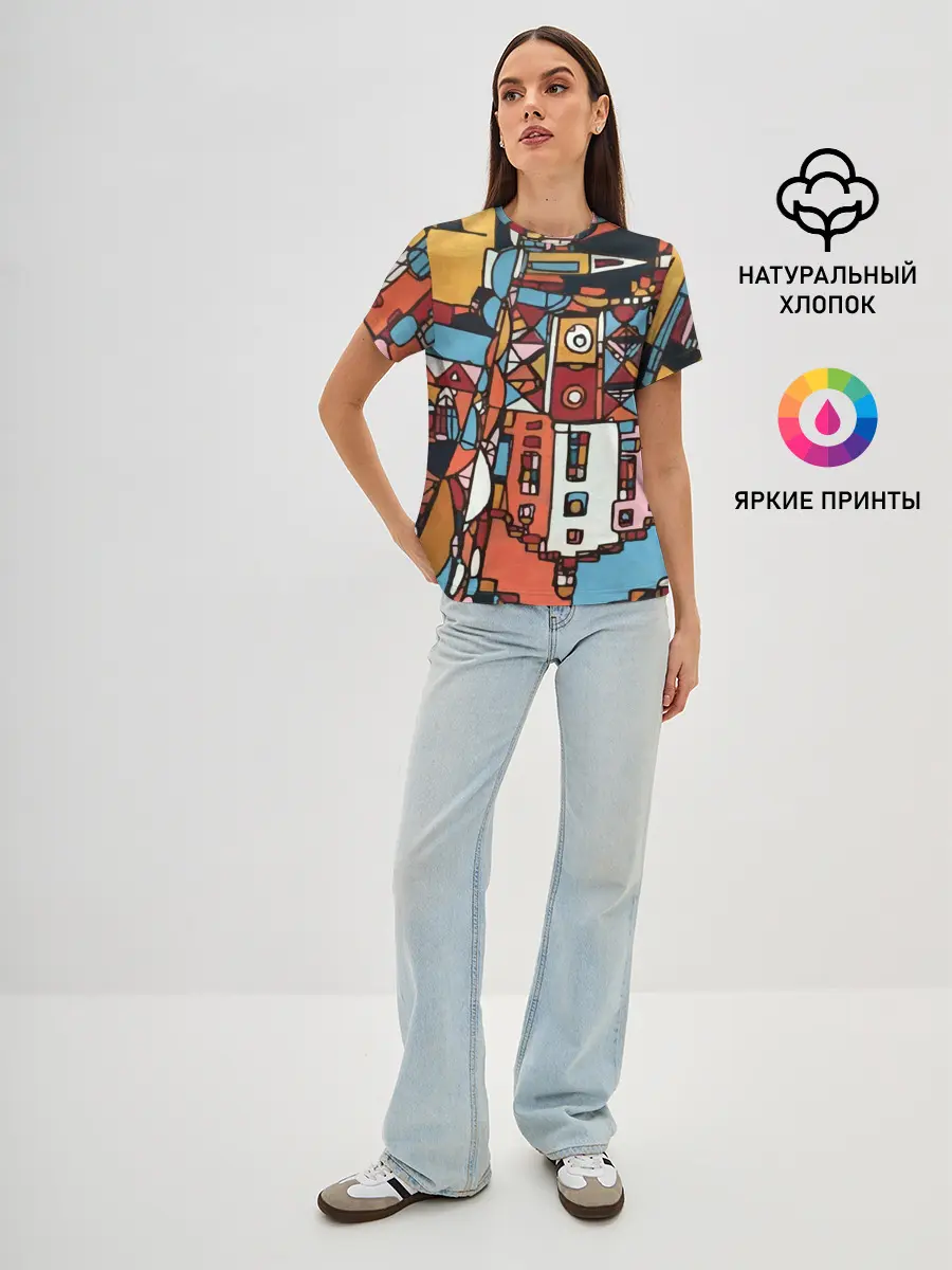 Женская базовая футболка / Франкфурт