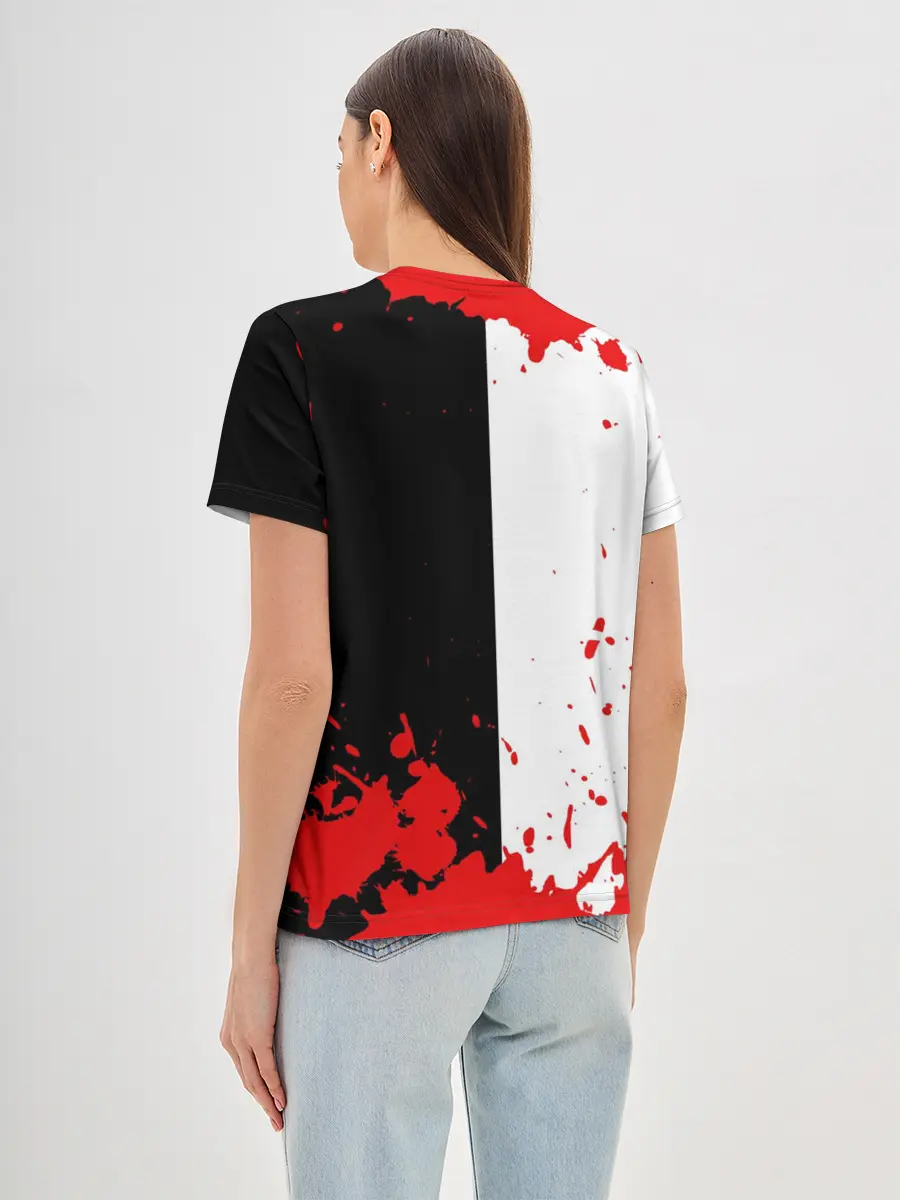 Женская базовая футболка / MONOKUMA Blood