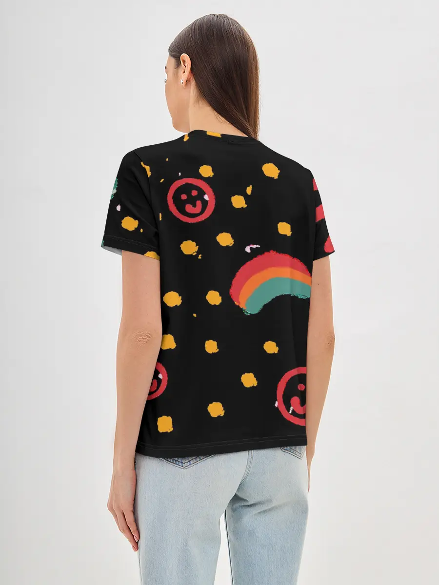 Женская базовая футболка / беззаботное детство