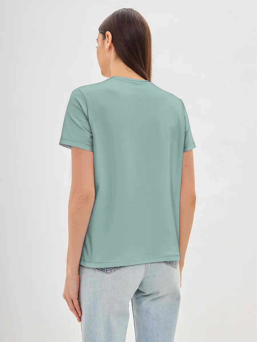 Женская базовая футболка / Домик Сквиртла