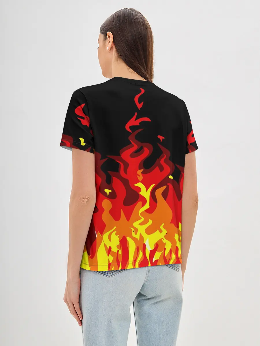 Женская базовая футболка / AC DC HIGHWAY TO HELL