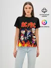 Женская базовая футболка / AC DC HIGHWAY TO HELL