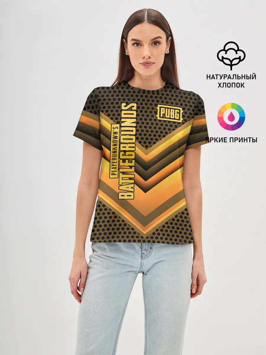 Женская базовая футболка / PUBG