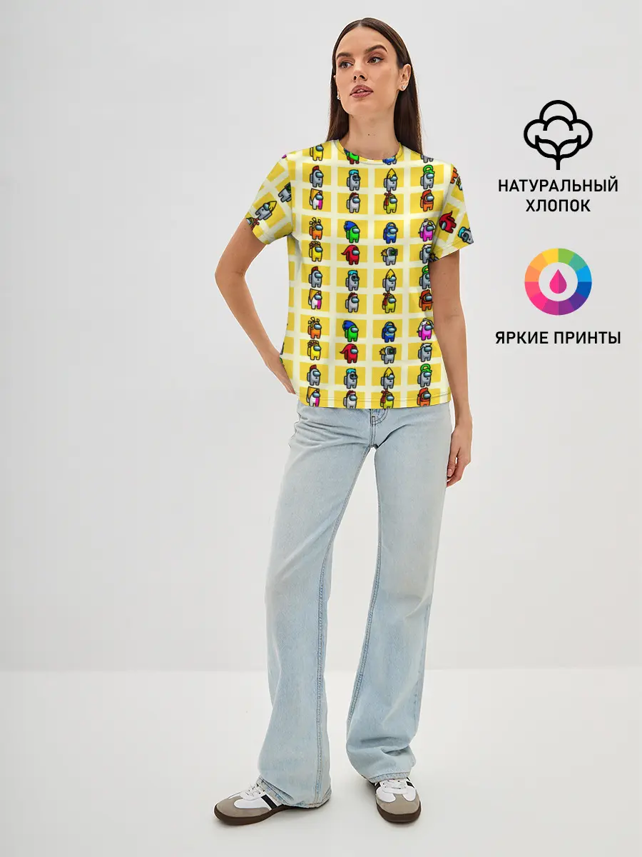 Женская базовая футболка / Among Us