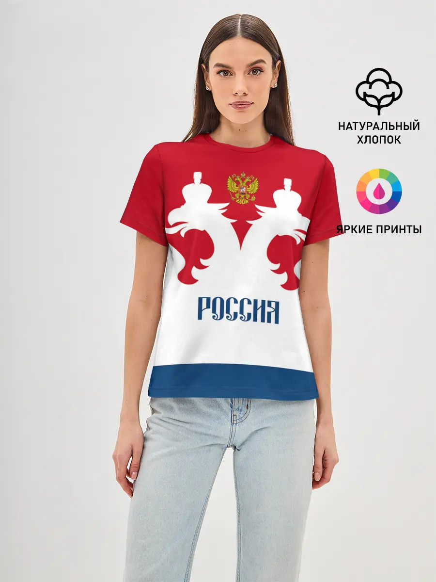 Женская базовая футболка / Russia Team