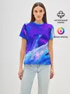 Женская базовая футболка / ЛЕДЯНОЙ НЕОН