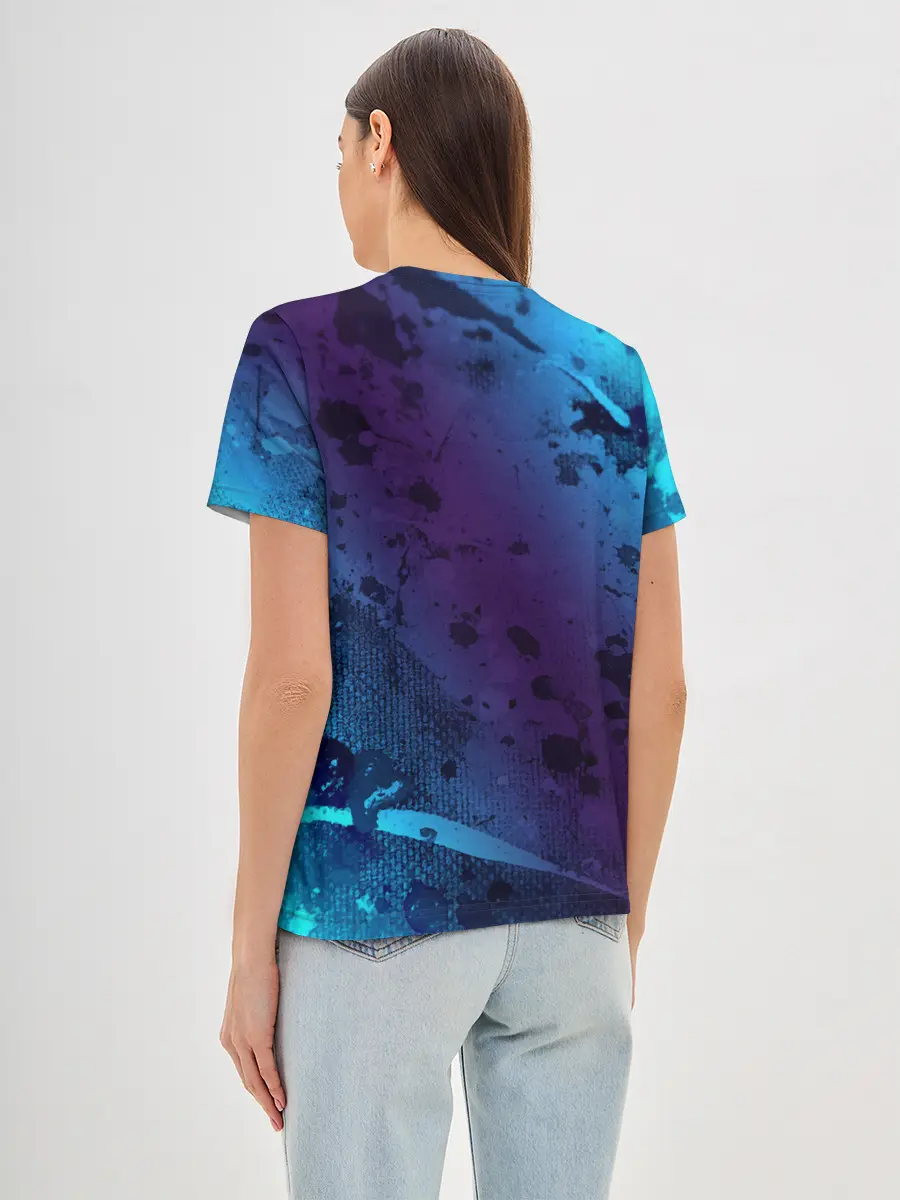 Женская базовая футболка / BTS / БТС