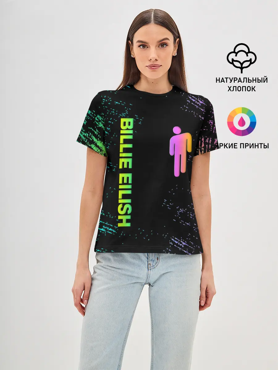 Женская базовая футболка / BILLIE EILISH