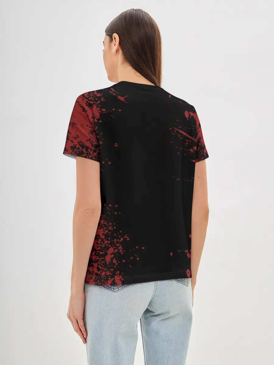 Женская базовая футболка / Resident Evil Village логотип