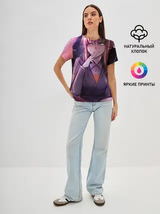 Женская базовая футболка / Monika Doki Doki