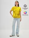 Женская базовая футболка / YELLOW ABSTRACT