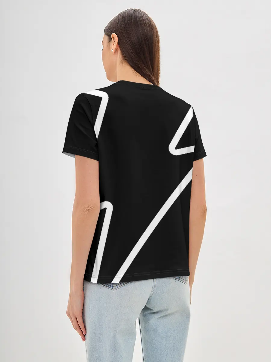 Женская базовая футболка / Stand out red