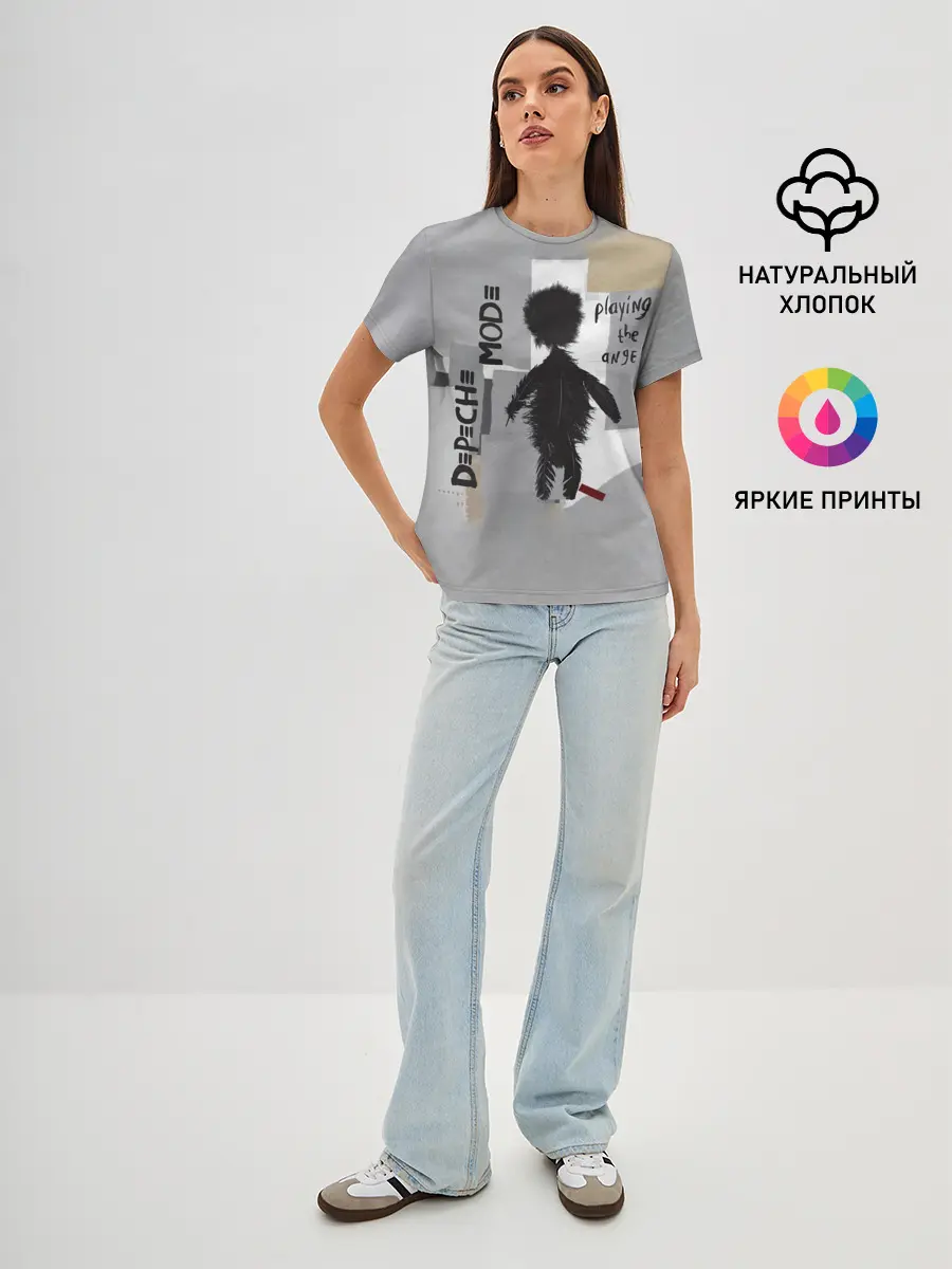 Женская базовая футболка / Playing the Angel - Depeche Mode