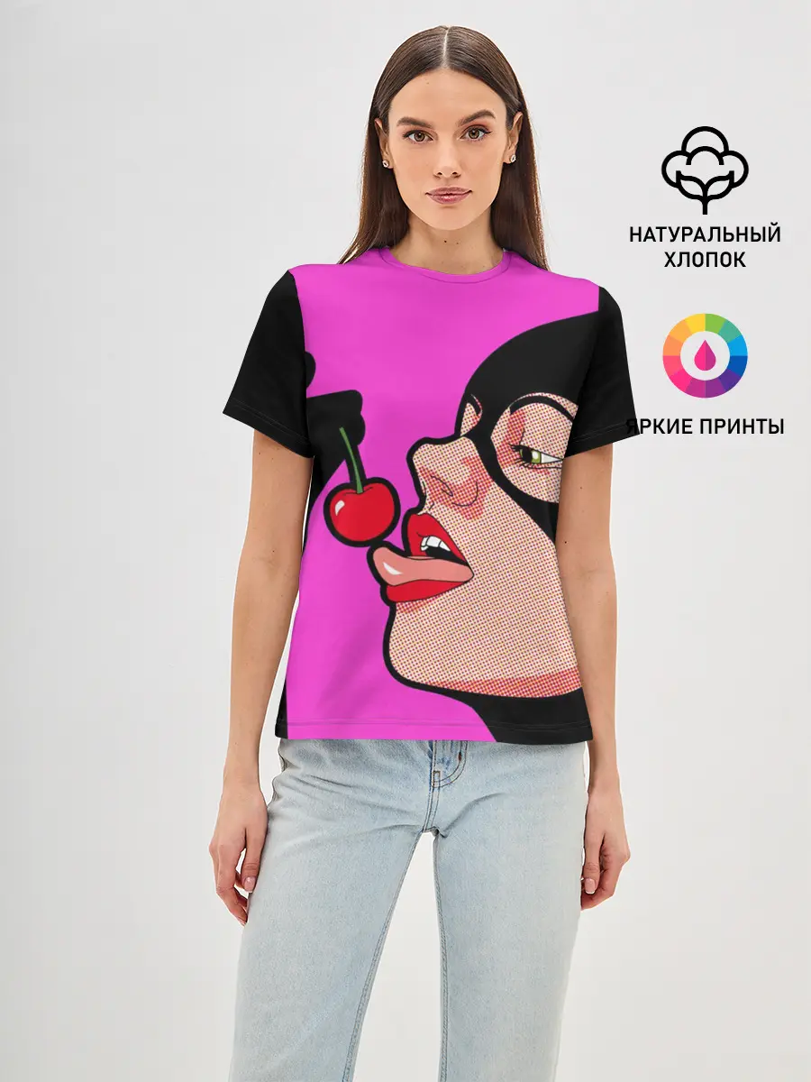 Женская базовая футболка / Catwoman