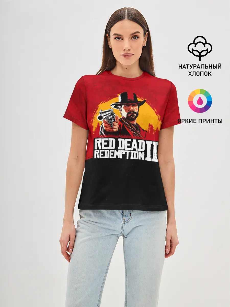 Женская базовая футболка / Red Dead Redemption 2