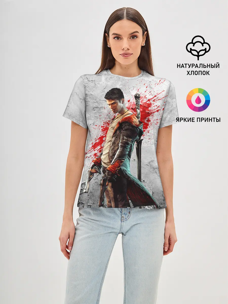 Женская базовая футболка / White Dante