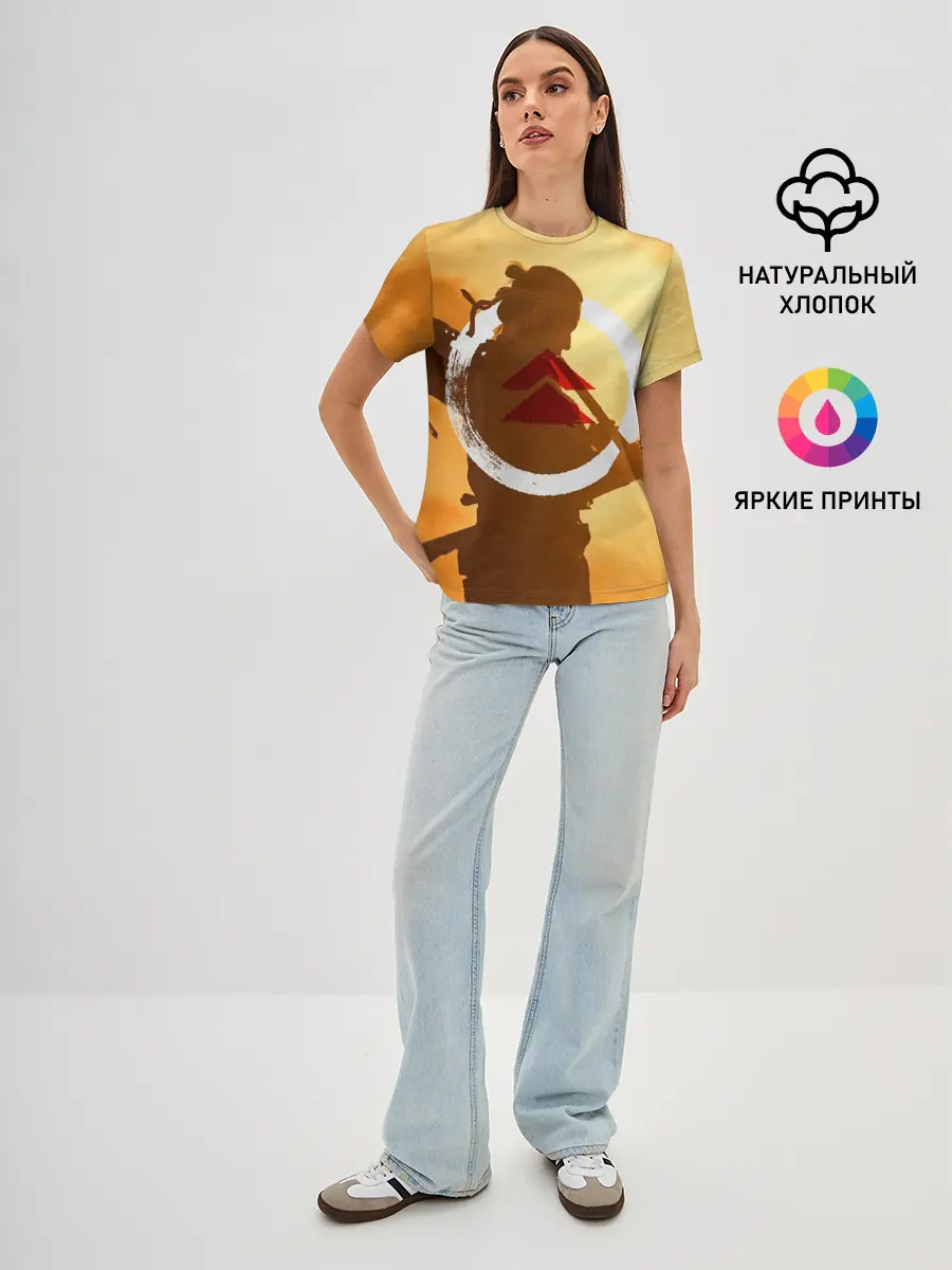 Женская базовая футболка / Ghost of Tsushima | Jin Sakai