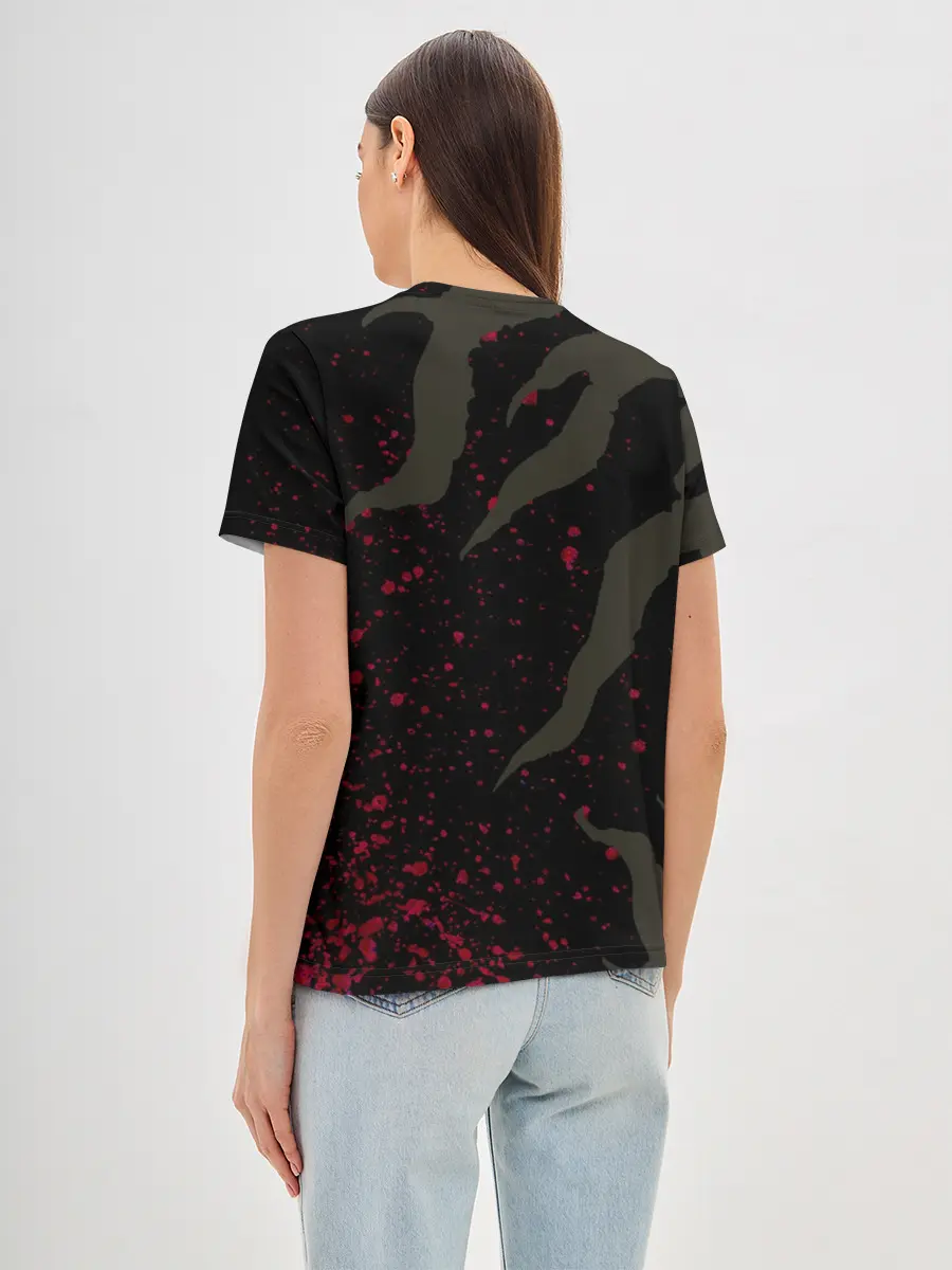 Женская базовая футболка / Resident Evil Village Blood