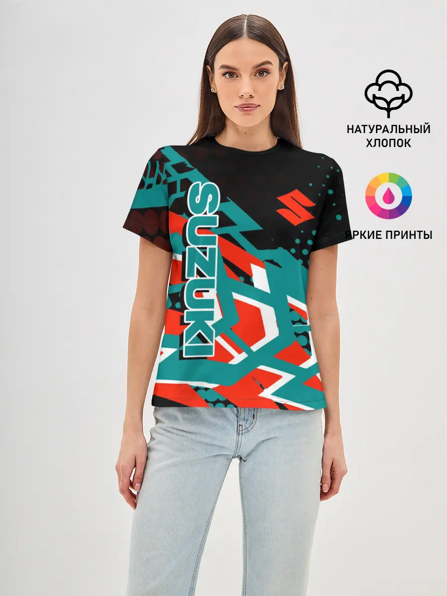 Женская базовая футболка / Suzuki