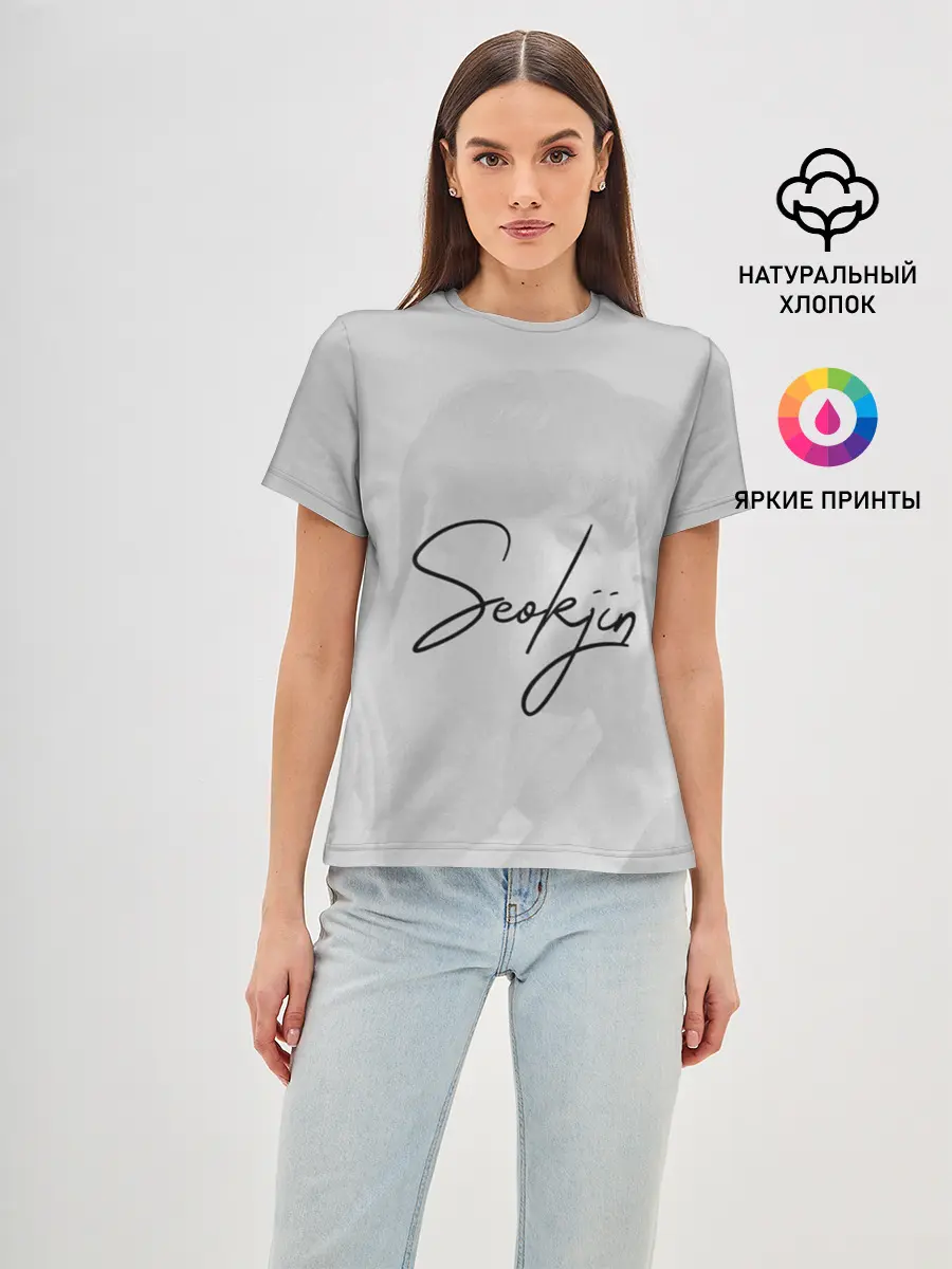 Женская базовая футболка / BTS Kim SeokJin