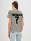 Женская базовая футболка / Гостевая форма Роналду Ювентус