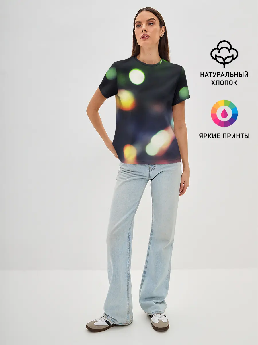 Женская базовая футболка / NIGHT | НОЧЬ