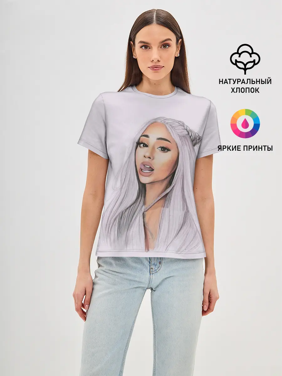 Женская базовая футболка / Ariana Grande