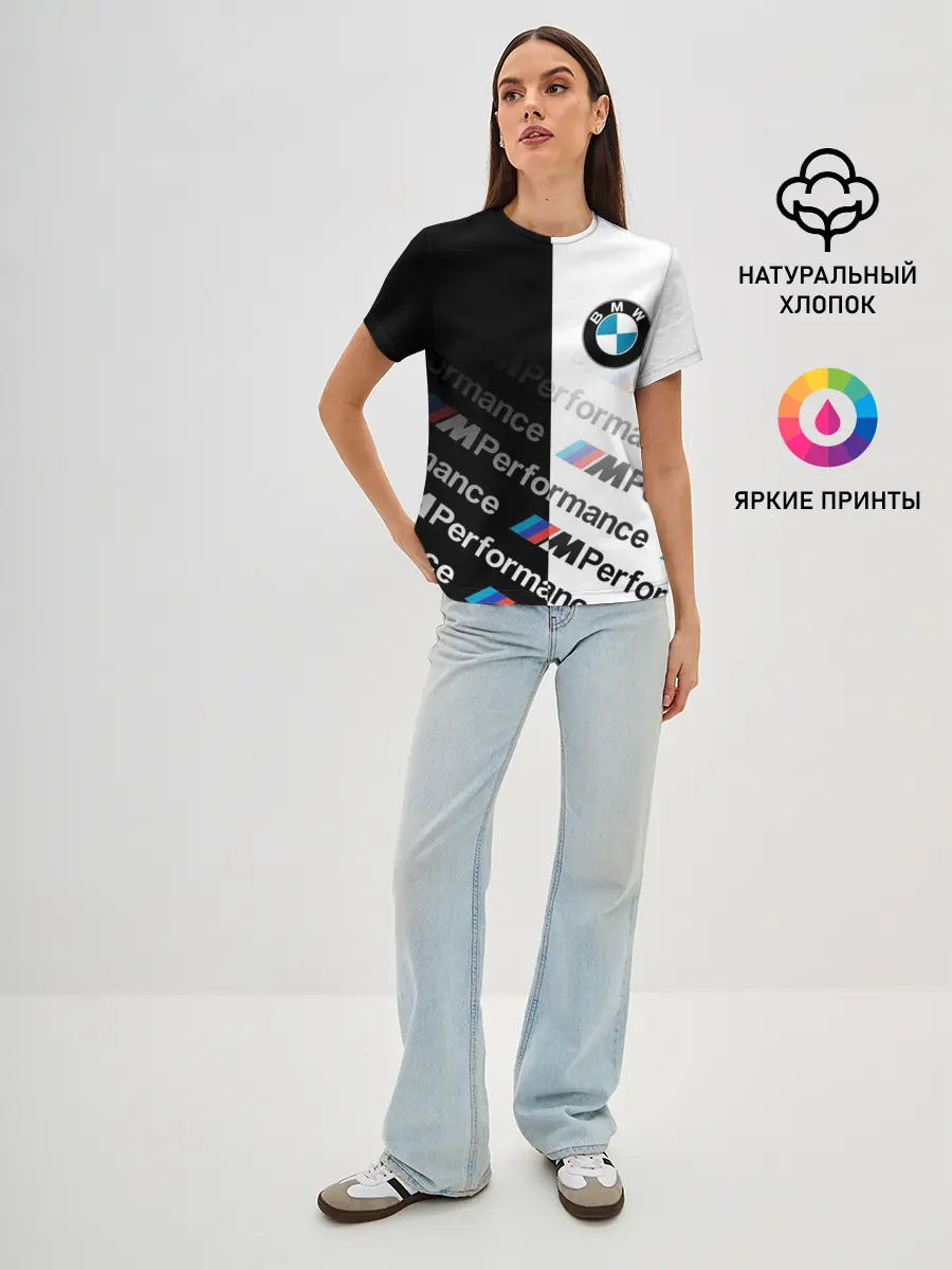 Женская базовая футболка / BMW / M PERFORMANCE ГРАДИЕНТ