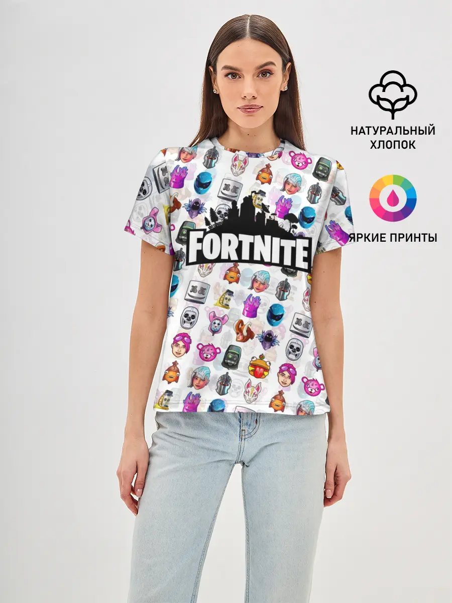 Женская базовая футболка / FORTNITE
