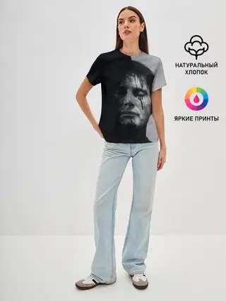 Женская базовая футболка / Death Stranding | Cliff