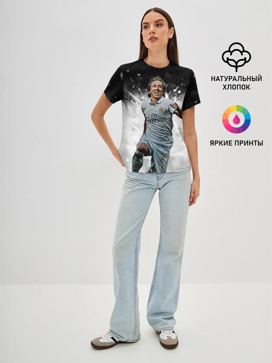 Женская базовая футболка / Модрич