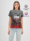 Женская базовая футболка / DOOM