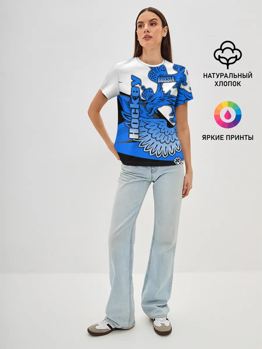 Женская базовая футболка / ХОККЕЙ | HOCKEY