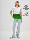 Женская базовая футболка / GREEN POWER