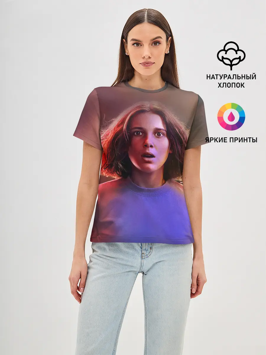 Женская базовая футболка / STRANGER THINGS