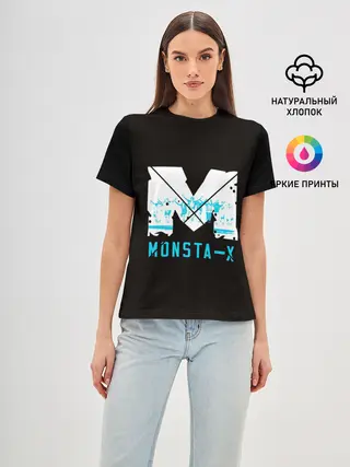 Женская базовая футболка / MONSTA X