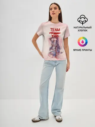 Женская базовая футболка / Team Yuri | Доки Доки
