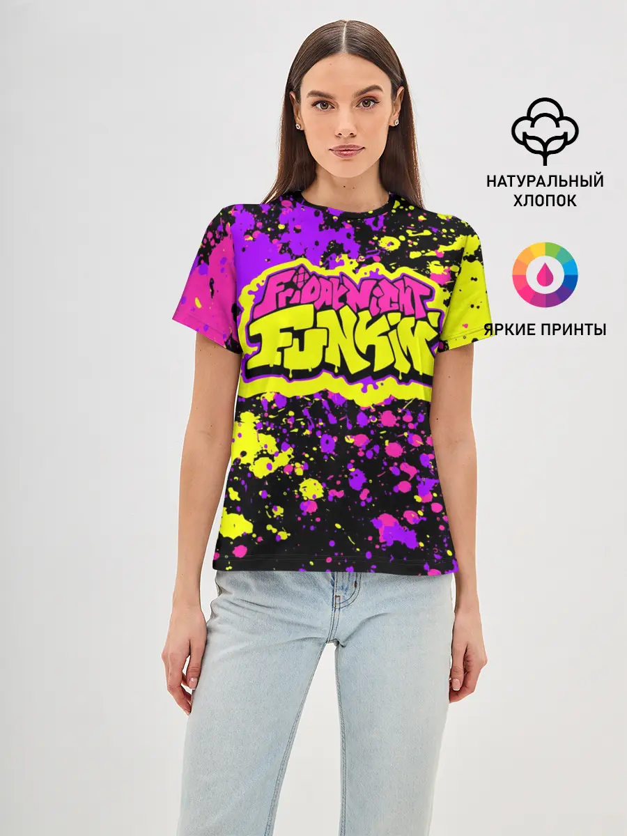 Женская базовая футболка / Friday Night Funkin