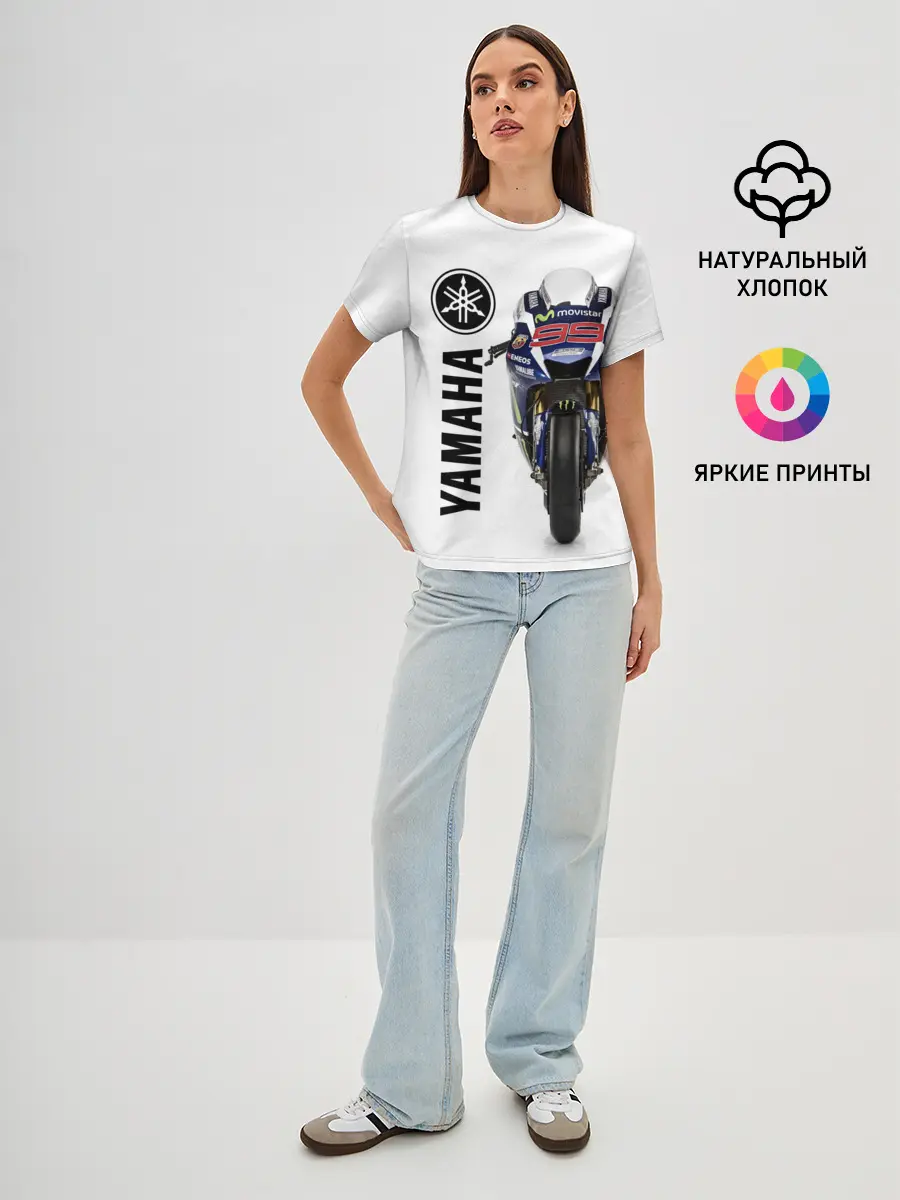 Женская базовая футболка / YAMAHA [002]