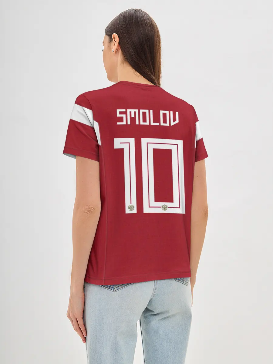 Женская базовая футболка / Smolov WC 2018