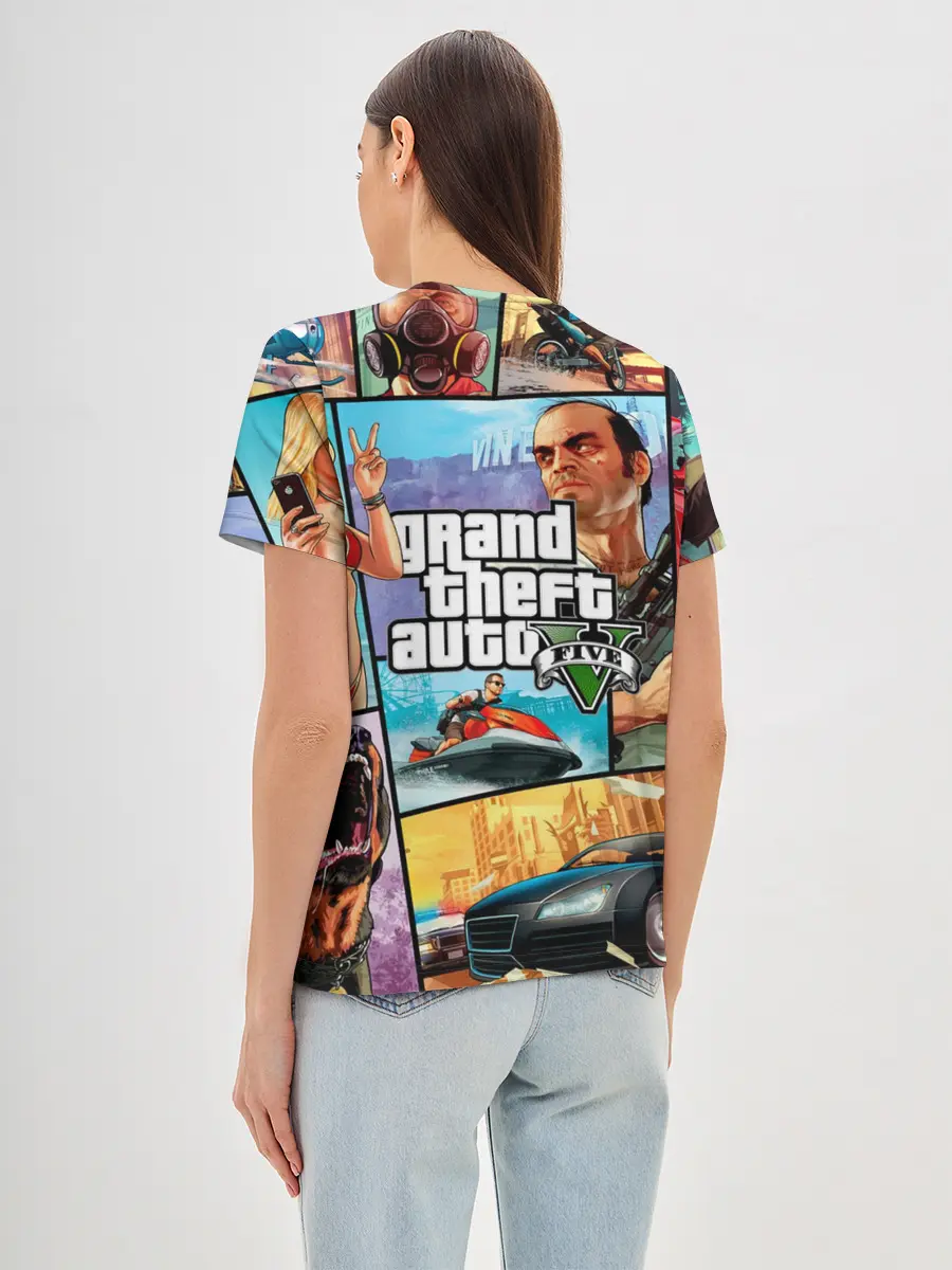 Женская базовая футболка / GTA