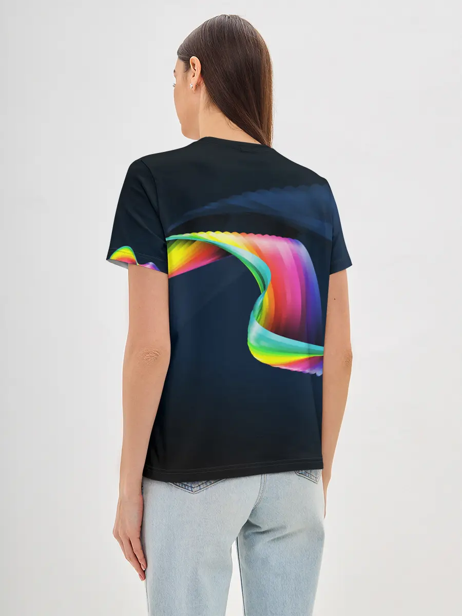 Женская базовая футболка / OPTICAL ABSTRACT